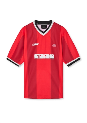 Football sport tee Fiery Red Mads Nørgaard